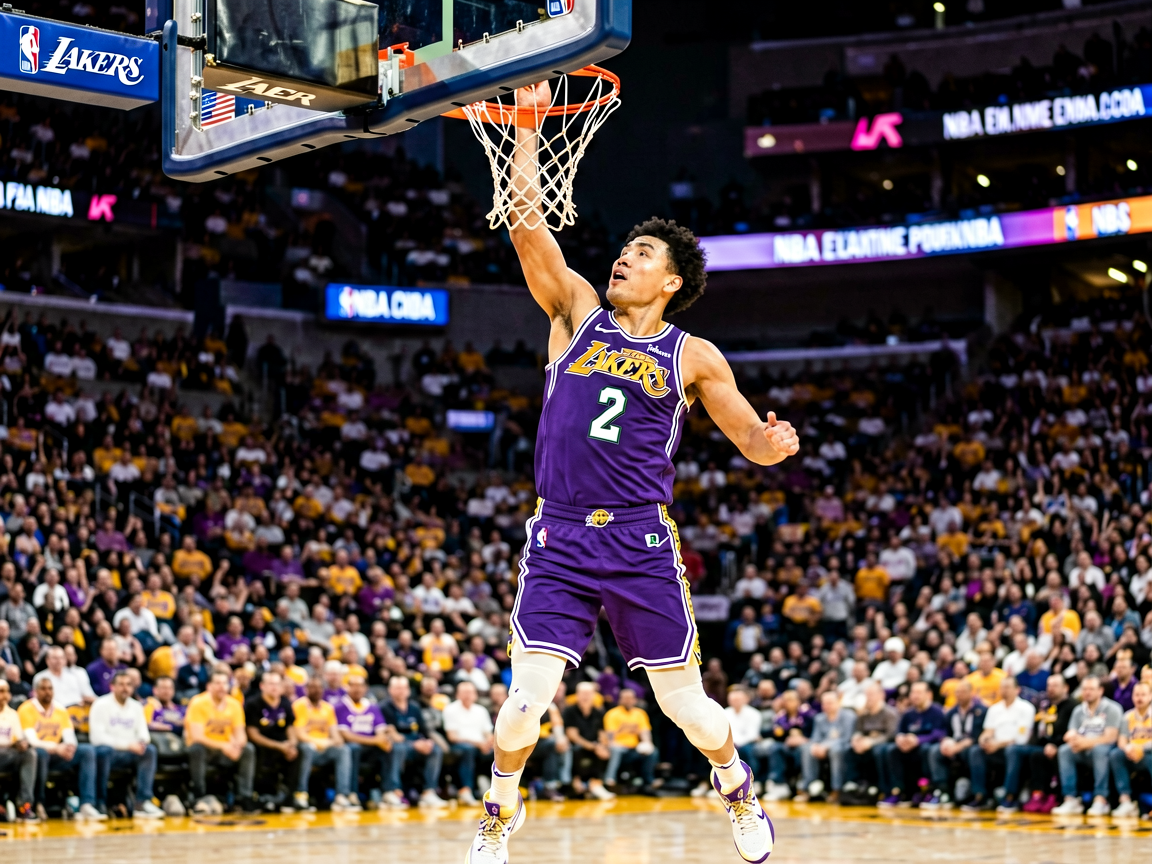 k8体育资讯NBA常规赛湖人vs勇士精彩扣篮瞬间