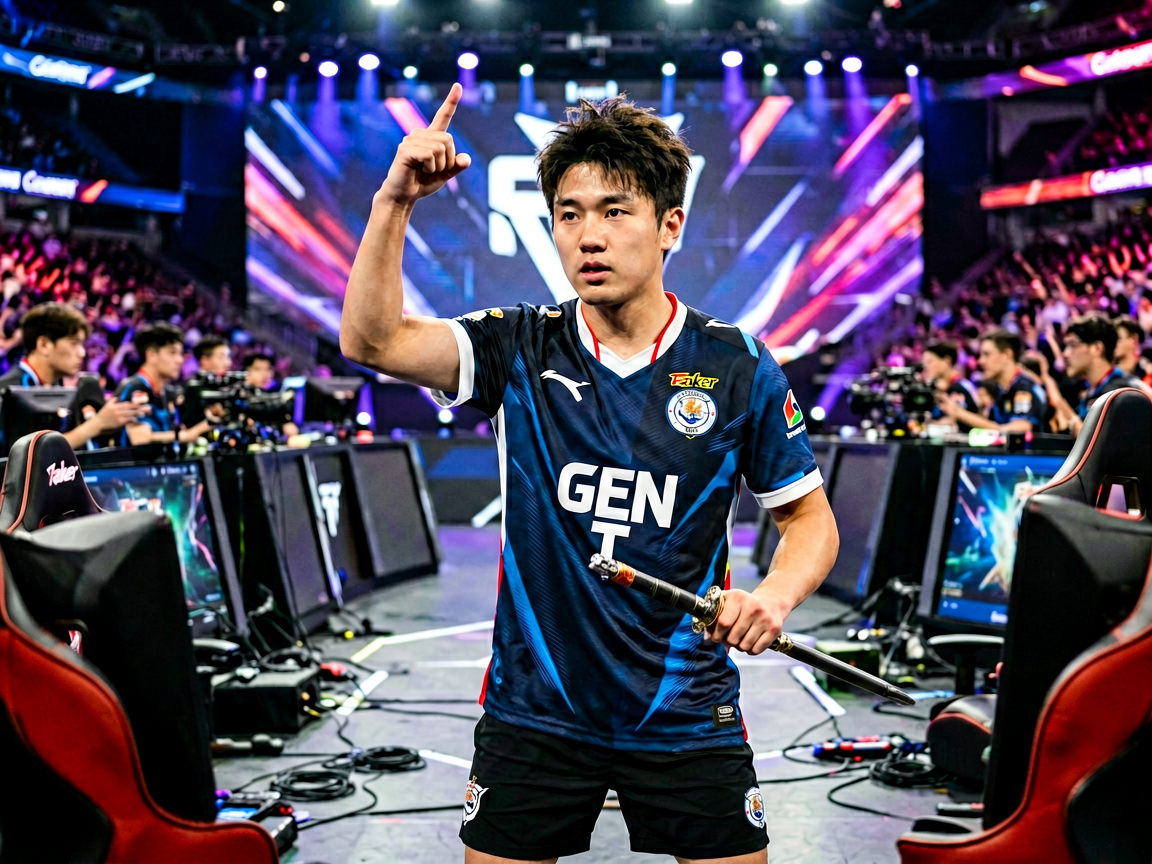 k8体育资讯英雄联盟全球总决赛T1 vs GEN电竞比赛现场